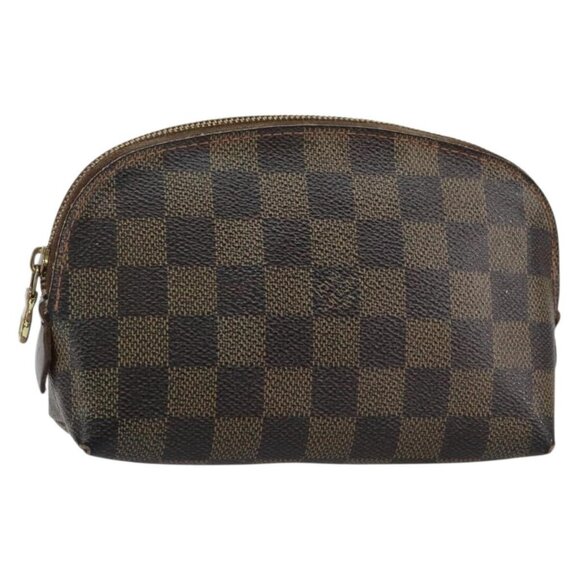 LOUIS VUITTON Damier Ebene Pochette Cosmetic PM Pouch - Picture 2 of 16